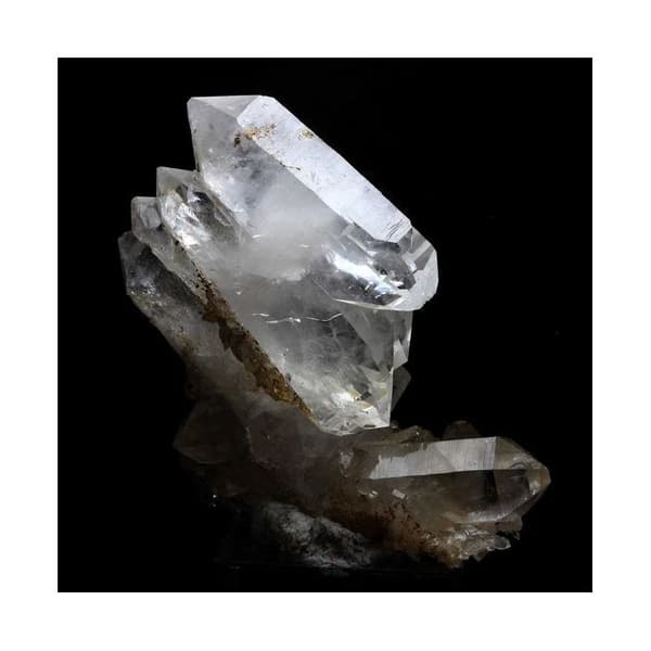 Ame-kvarts (faden kvarts) - ABIJOUX - Plan du Lac, Oisans, Savoie - 206,5 ct - 45 x 43 x 22 mm