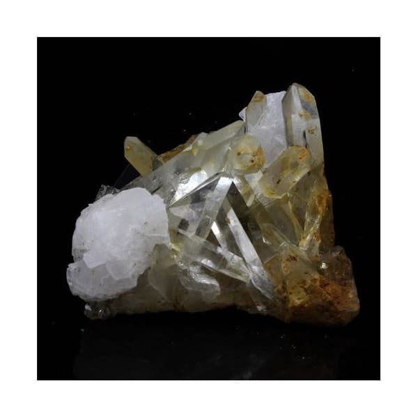 Kalcit + kvarts - ABIJOUX - Maronne, La Garde-en-Oisans - 151,5 ct