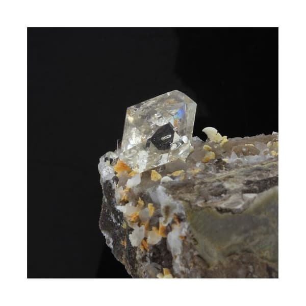 Stenar och mineraler - ABIJOUX - Septaria, Diamantkvarts - Ribiers, Hautes-Alpes, Frankrike