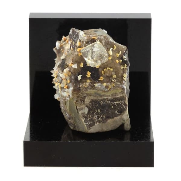 Stenar och mineraler - ABIJOUX - Septaria, Diamantkvarts - Ribiers, Hautes-Alpes, Frankrike