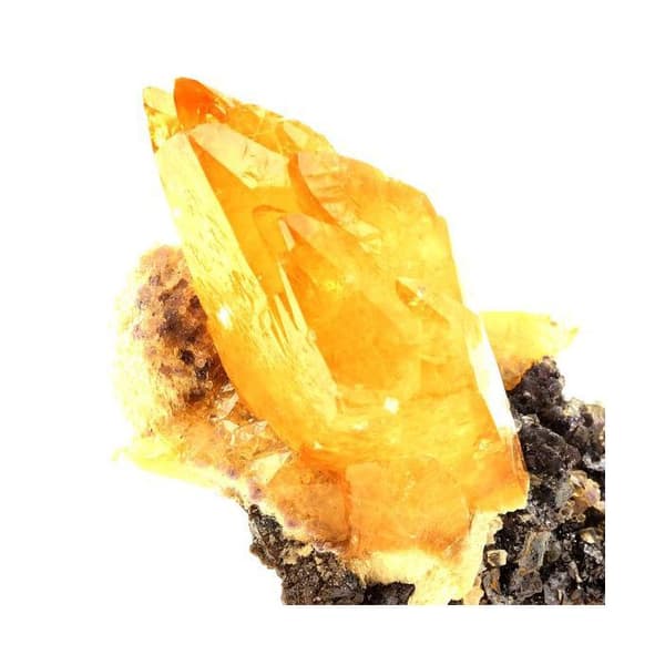Stenar och Mineraler - ABIJOUX - Kalcit + Sphalerit - 2237 ct - Elmwood gruva - Certifikat för äkthet