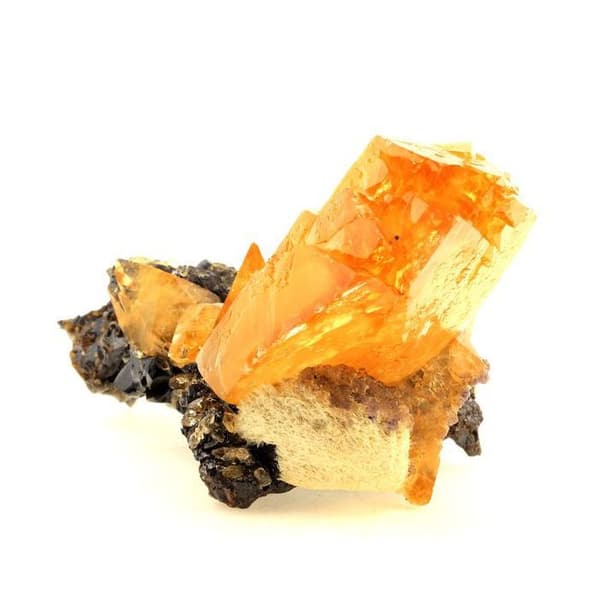 Stenar och Mineraler - ABIJOUX - Kalcit + Sphalerit - 2237 ct - Elmwood gruva - Certifikat för äkthet