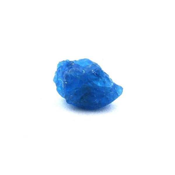 Stenar och Mineraler - ABIJOUX - Blå neon Apatit - 2.60 ct - Äkthetscertifikat - Madagaskar