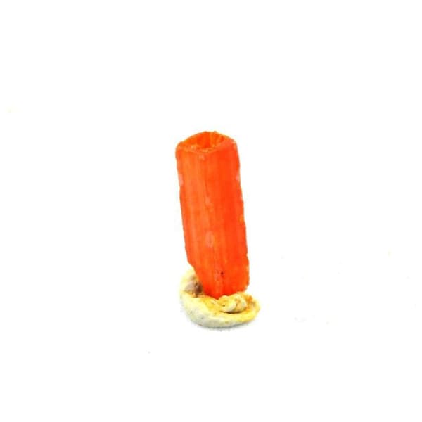 Stenar och mineraler - ABIJOUX - Crocoite - Adelaide Mine, Dundas, Tasmanien, Australien - 0,76 ct