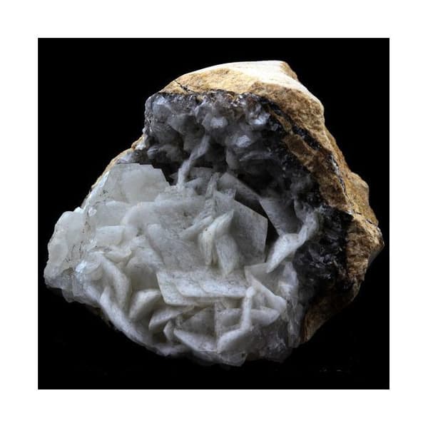 Kalcit - ABIJOUX - Lamalou-les-Bains Hérault Frankrike - 622.0 ct - Naturmaterial - Vit
