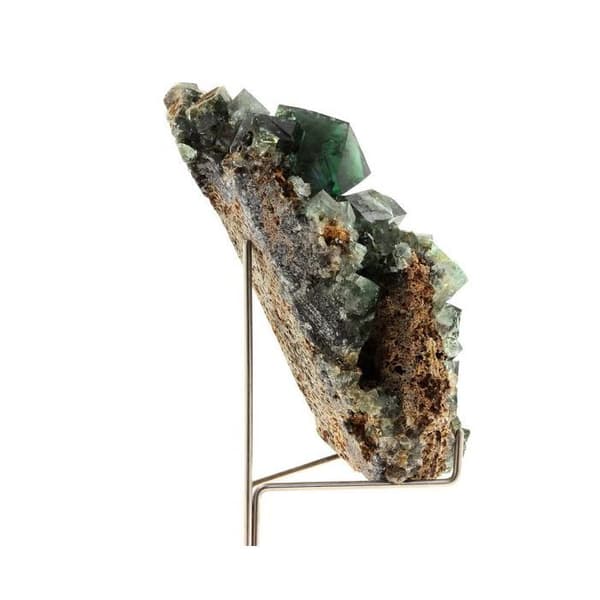 Kristall - ABIJOUX - Fluorit - 618,0 ct - Äkthetscertifikat - Dimensioner 85x40x30 mm
