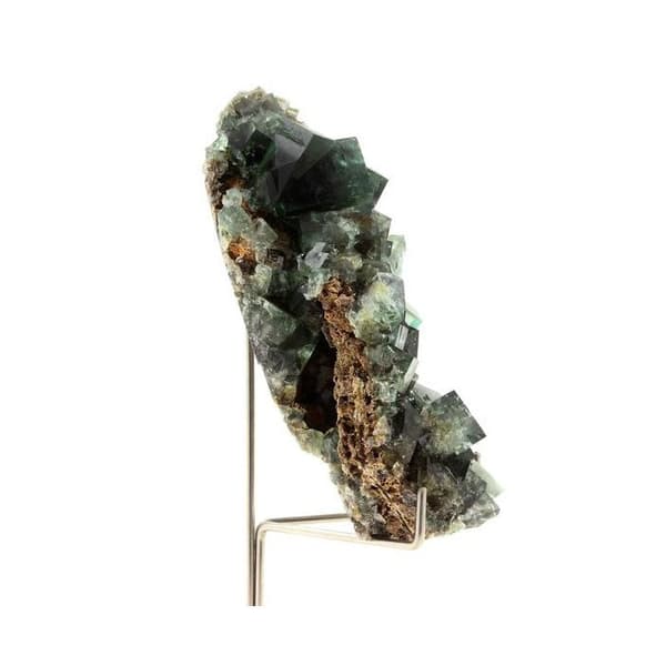 Kristall - ABIJOUX - Fluorit - 618,0 ct - Äkthetscertifikat - Dimensioner 85x40x30 mm