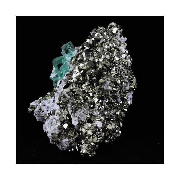 Stenar och Mineraler - ABIJOUX - Pyrit + Fluorit - Naturliga material - Blandad - 2212 ct