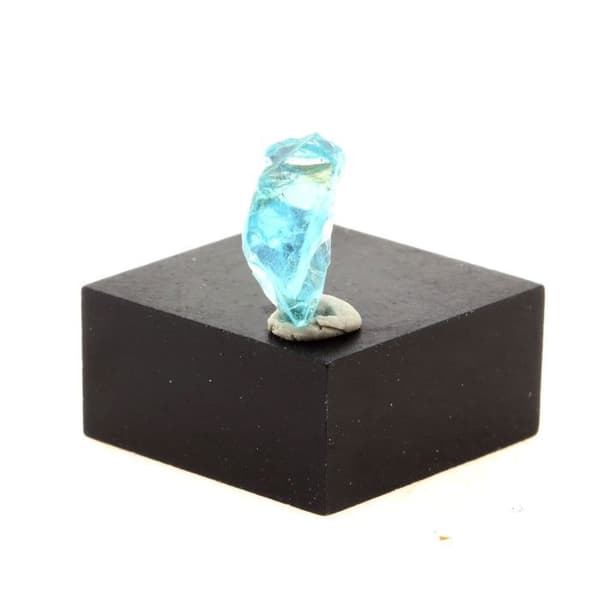 Stenar och mineraler - ABIJOUX - Paraiba-apatit - 2,13 ct - Blå - Blandat