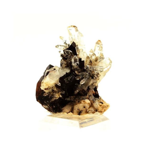 Stenar och Mineraler - ABIJOUX - Siderit + Kvarts - 361.5 ct - Chachatier, Isère