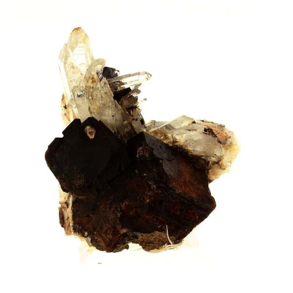 Stenar och Mineraler - ABIJOUX - Siderit + Kvarts - 361.5 ct - Chachatier, Isère