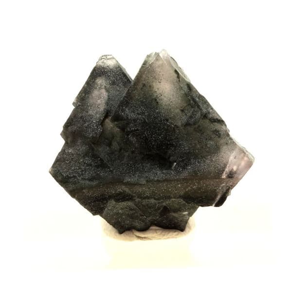 Stenar och Mineraler - ABIJOUX - Rosa Fluorit + Klorit - 40,0 ct - 24x18x12 mm - Äkthetscertifikat