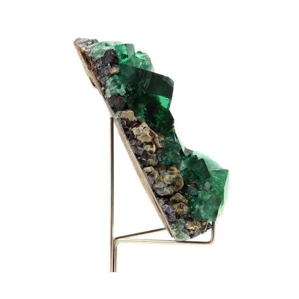 Kristall - ABIJOUX - Fluorit - Lila - 804,0 ct - Mått 85x50x34 mm