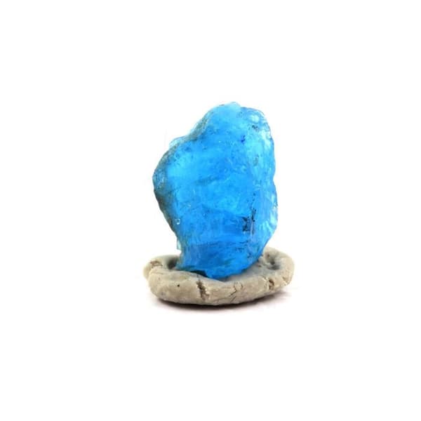 Pierre - ABIJOUX - Neonblå Apatit - 1.43 ct - Äkthetsintyg - Madagascar