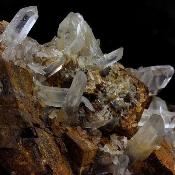 Stenar och Mineraler - ABIJOUX - Kvarts + Siderit - 2391.5 ct - Allevard, Isère, Frankrike