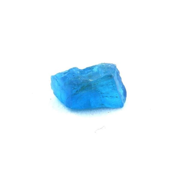 Ädelsten - ABIJOUX - Neonblå apatite - 1,26 ct - Äkthetscertifikat - Madagaskar
