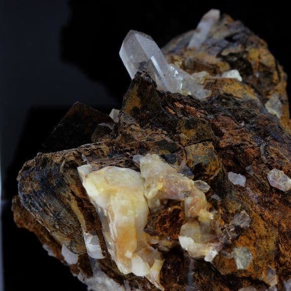 Naturlig sten - ABIJOUX - Allevard - 768,0 ct - Kvarts - Siderit - Äkthetsintyg