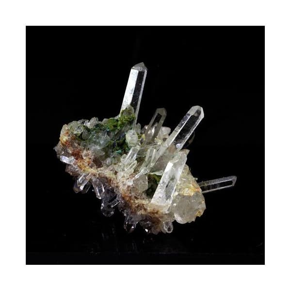 Stenar och Mineraler - ABIJOUX - Kvarts + Malakit - Grön - 169.5 ct - äkthetscertifikat