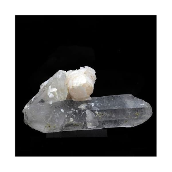 Calcit + Kvarts - ABIJOUX - 194,0 ct - Vit - Kina - Äkthetscertifikat
