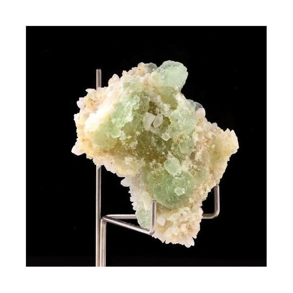Fluorit - Hård - 393,5 ct - Äkthetscertifikat - 58 x 50 x 45 mm - Grå