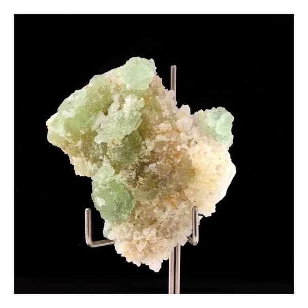 Fluorit - Hård - 393,5 ct - Äkthetscertifikat - 58 x 50 x 45 mm - Grå