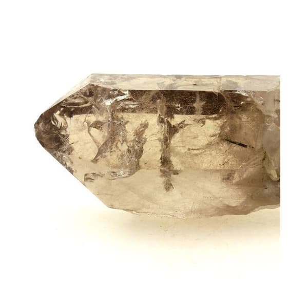 Rökig kvarts - ABIJOUX - Tête de la Toura - 672,4 ct - Äkthetsintyg - 89 x 50 x 29 mm