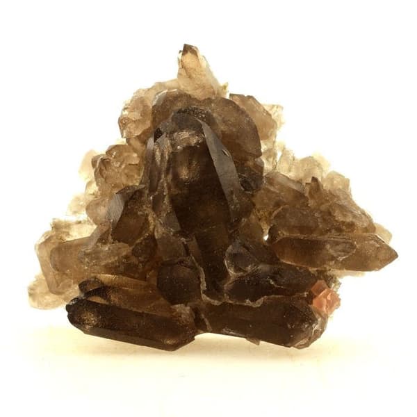 Stenar och Mineraler - ABIJOUX - Rosenfluorit + Rökig Kvarts - 296,7 ct - Mont Blanc-massivet