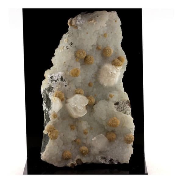 Stenar och Mineraler - Okenit - Gyrolit - Prehnit - Apofyliet - 1480 ct - Certifikat för äkthet