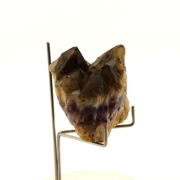 Rök-kvarts Fantom Ametist - Pégut - 427,0 ct - Äkthetscertifikat - 59x45x42 mm - Grå