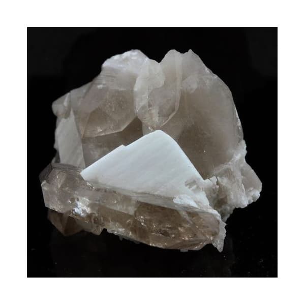 Rökkvarts + Barite 52,93 karat