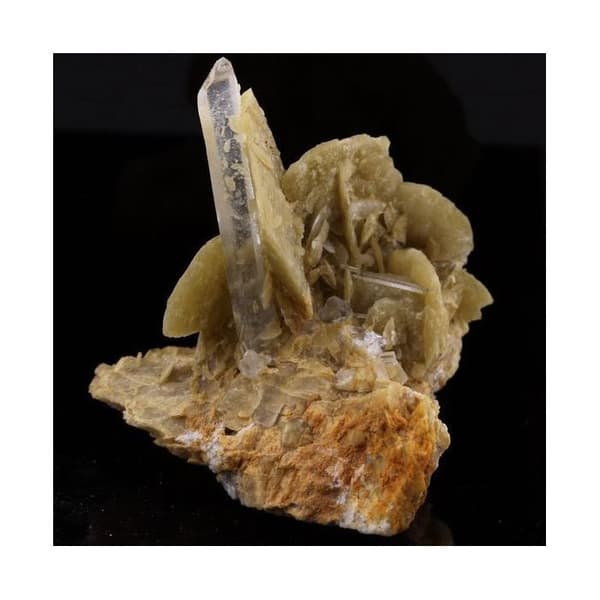 Siderite, Quartz 126,1 karat