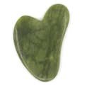 Miniatyrbild 3 av 6: Gua Sha - SUN&amp;SIA - Grön Jade-Sten - Lyftande Effekt - Fodral ingår - 6,5 x 8 cm