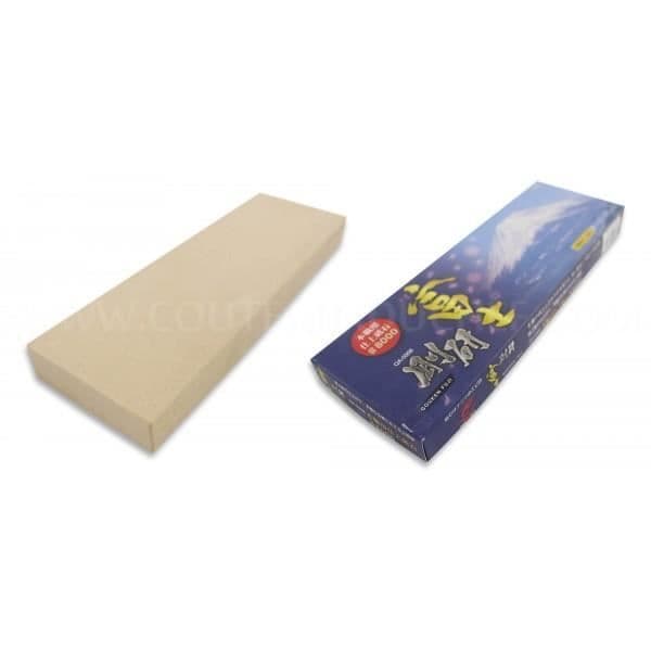 Piedra de afilar - NANIWA - Modelo 8000 - Profesional - Color naranja - Materiales naturales