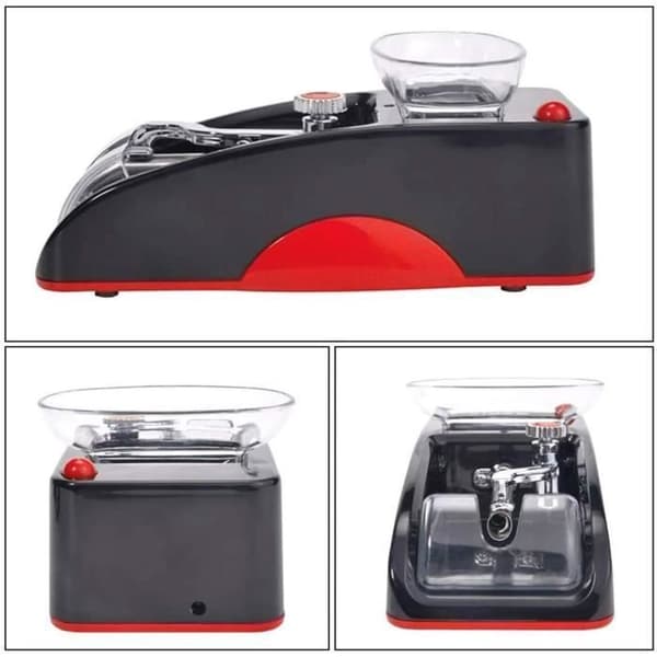 TD® automatisk cigarettrulle 7*15,5*5 cm justerbar tobakstäthet liten elektrisk cigarettrullmaskin