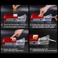 Miniatyrbild 4 av 4: CONFO®Elektrisk cigarettmaskin Aluminiumlegering Metall Rostfritt stål Automatisk cigarettfyllare