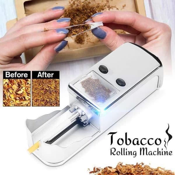 CONFO®Elektrisk cigarettmaskin Aluminiumlegering Metall Rostfritt stål Automatisk cigarettfyllare