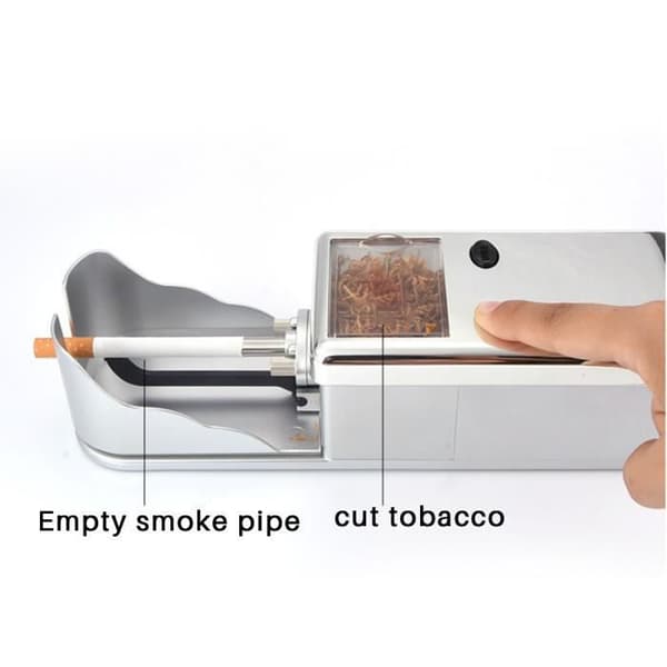 INN® Elektronisk automatisk cigarettmaskin i rostfritt stål tompapperscigarettrörsmaskin medelstort hushåll