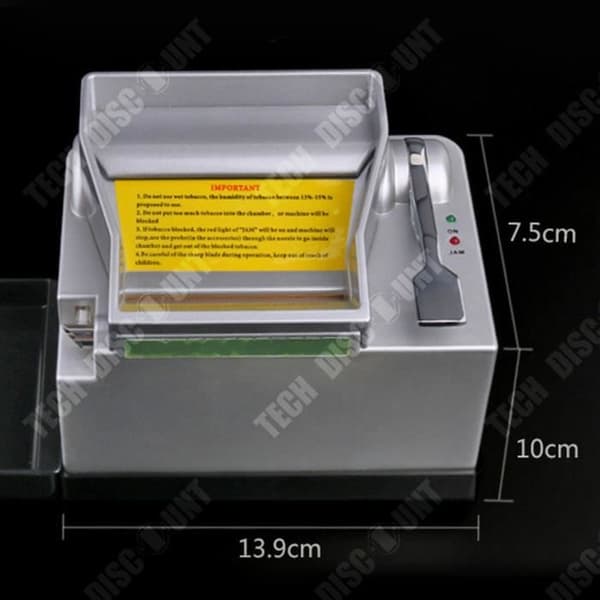 TD® automatisk elektrisk cigarettrulle cigarettrulle med cigarettextraktor cigarettlåda