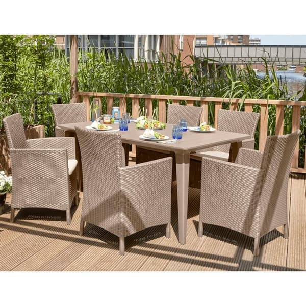 Keter Hagespisestol Iowa cappuccino 215519