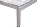 Pikkukuva 8 / 9: Aurinkotuoli valkoinen 64 x 29-93 x 198 cm alumiini muovinen puu säädettävä industriaalinen