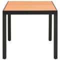 Miniatyrbillede 2 af 3: vidaXL havebord WPC aluminium 80 x 80 x 74 cm brun