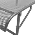 Miniatyrbillede 10 af 11: vidaXL liggestole 2 stk. med bord stål antracitgrå