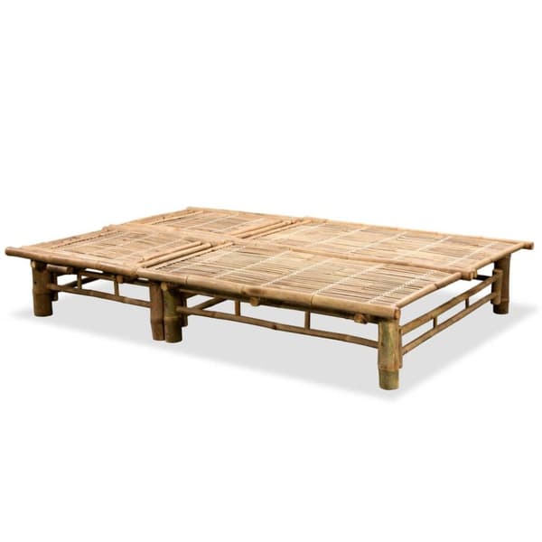 vidaXL 2 hengen aurinkotuoli bambu