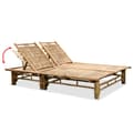 Pikkukuva 4 / 7: vidaXL 2 hengen aurinkotuoli bambu
