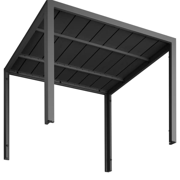 Havebord Maren 90x90x74,5cm - sort