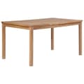 Miniatyrbillede 1 af 6: vidaXL havebord 150 x 90 x 77 cm massivt teaktræ
