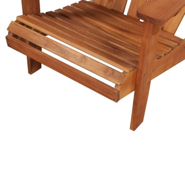 vidaXL Adirondack-puutarhatuoli jalkatuella akaasiapuu