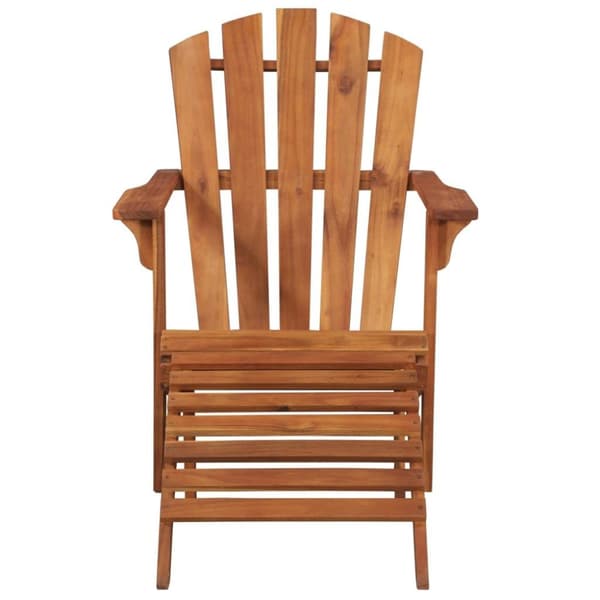 vidaXL Adirondack-puutarhatuoli jalkatuella akaasiapuu