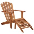 Pikkukuva 1 / 8: vidaXL Adirondack-puutarhatuoli jalkatuella akaasiapuu