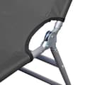 Miniatyrbillede 5 af 6: vidaXL foldbar liggestol med justerbart ryglæn grå